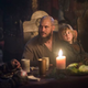 Alexander Ludwig, Travis Fimmel, James Quinn Markey, Alyssa Sutherland ( Bernard Walsh/History)